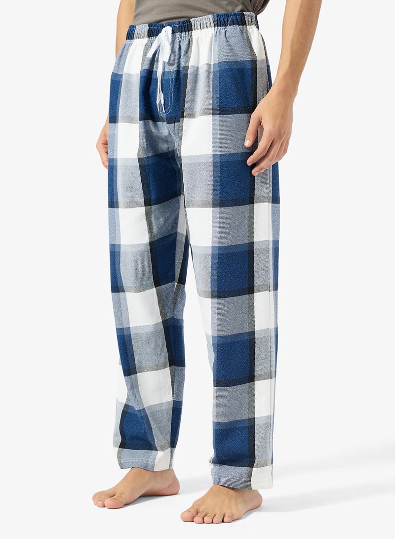 Seventy Five Printed Short Sleeve T-Shirt And Checked Pyjamas Set - Image 4